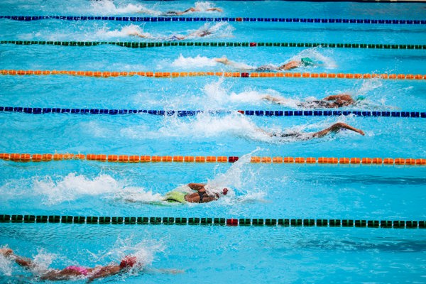 People Doing Swim Race 1263349