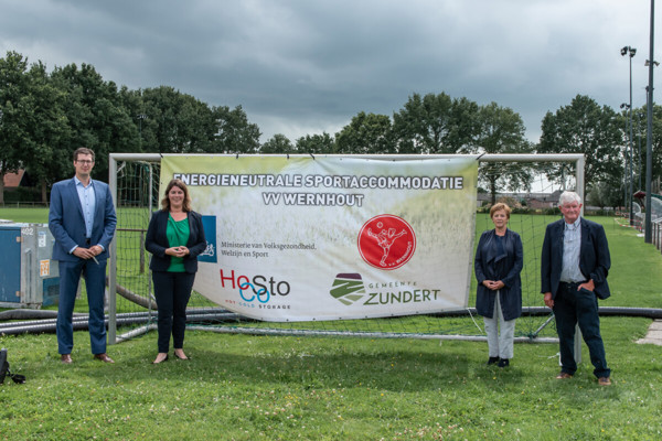 VV Wernhout Opening Tijdens De Aanleg Warmtebuffer En Installatie 1